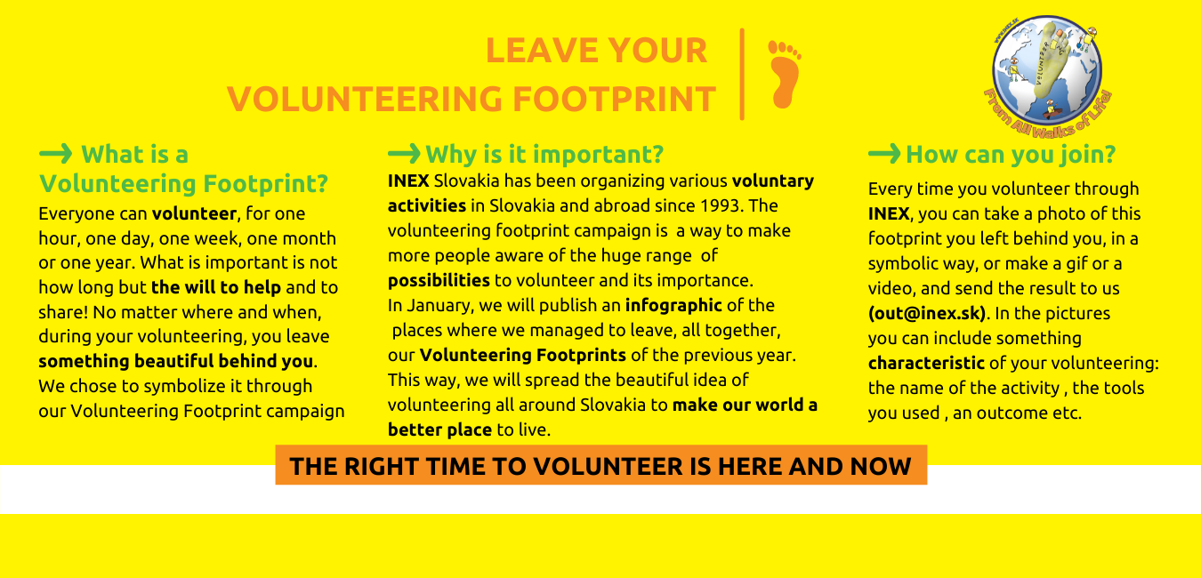 Volunteering footprint
