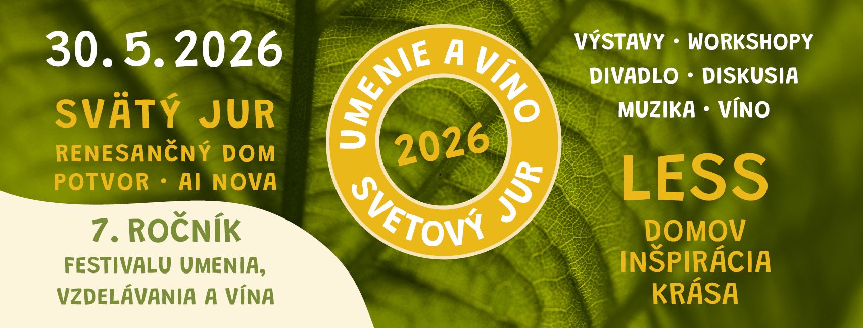 poster festival umenie a vino